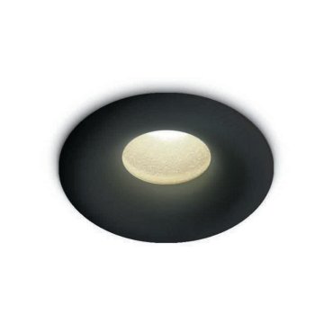 ONE Light - spot à encastrer - Ø 16 mm, Ø 12 mm à encastrer - 1W LED inclus - IP44 - noir