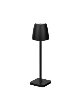 Nova Luce Colt - lampe de table rechargeable par câble USB - Ø 8 x 30 cm - 2W dimmable LED inclus - IP54 - anthracite foncé