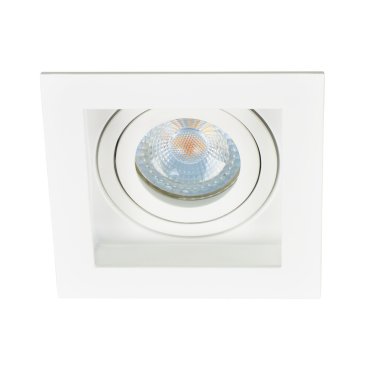 Projectlight Bloq - spot encastrable - 100 x 100 mm, 92 x 92 mm encastrable - blanc