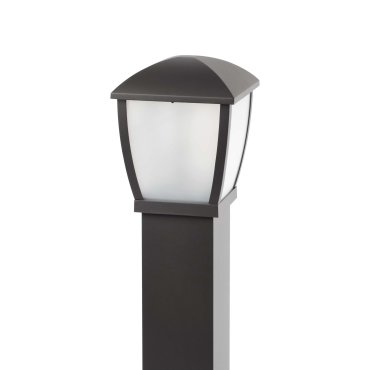 Faro Wilma - poteau de jardin - 22,5 x 22,5 x 82 cm - IP44 - gris foncé