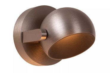 Lucide Esfera - spot en saillie - Ø 11,2 x 10,1 cm - 10W LED dimmable inclus - fer gris