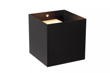 Lucide Exeter - applique d'extérieur - 15 x 17 x 15 cm - IP44 - noir