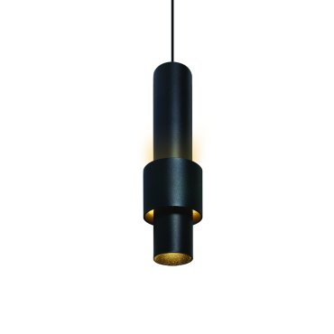 ONE Light système de rail magnétique - Suspensions cylindriques - Ø 6 x 180 cm - 7W LED inclus - noir