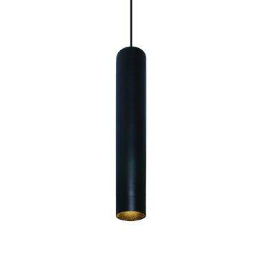 ONE Light système de rail magnétique - Suspensions cylindriques - Ø 4 x 190 cm - 9W LED inclus - noir