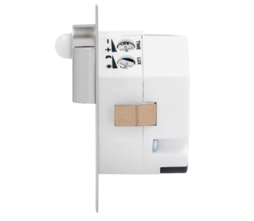 Skoff Tango Short LED - applique encastrée avec détecteur de mouvement - 73 x 73 mm - 230V - noir - 3000K