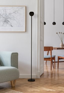 Searchlight Hero - lampadaire - 180 cm - noir