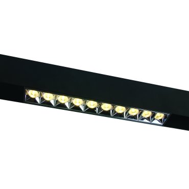 ONE Light système de rail magnétique - Linear Spots - spot sur rail - 27 x 3,7 x 4,7 cm - 22W LED inclus - noir