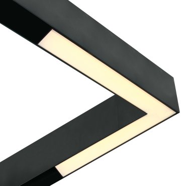 ONE Light système de rail magnétique - Luminaires linéaires - rail lumineux courbe - 33,5 x 3,7 x 4,7 cm - 25W LED inclus - noir