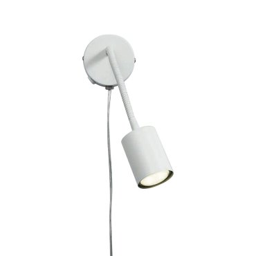 Nordlux Explore Flex - applique murale avec bras de lecture flexible - Ø 5,5 x 8 x 35,5 cm - blanc