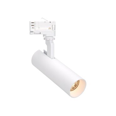 Maxlight Shinemaker - spot sur rail - système de rail triphasé - Ø 5,5 x 19,6 cm - 15W LED dimmable inclus - blanc