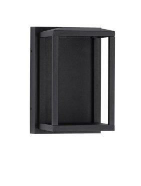 Nova Luce Prive - applique murale extérieure - 12 x 19 x 14 cm - 14W LED inclus - IP65 - noir sablé