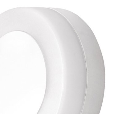 Nova Luce Tune - applique d'extérieur - Ø 15 x 5,5 cm - 9W LED inclus - IP65 - blanc