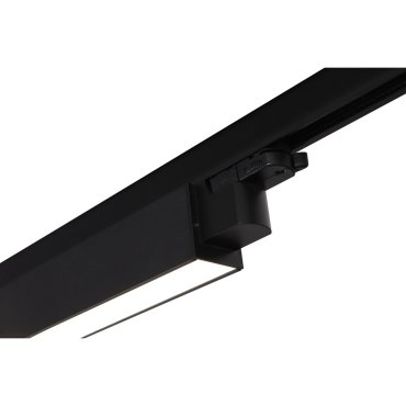 Maxlight Linear - Système de rail triphasé - 66,2 x 5 x 6,6 cm - 18W LED inclus - noir