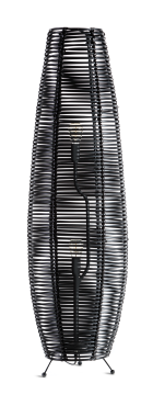 ETH Cocoon - suspension - Ø 28 x 105 cm - noir