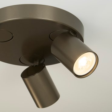 Projectlight Phoebe - spot en saillie 3L - Ø 21 x 7 cm - bronze