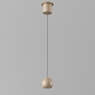 Artdelight Miami - suspension - Ø 10 x 218 cm - 10,8W dimmable LED inclus - champagne