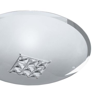 Searchlight Flush - applique/plafonnier - Ø 30 x 10 cm - blanc