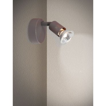 Nova Luce Base - spot en saillie - 8 x 6,7 x 10,9 cm - rouille