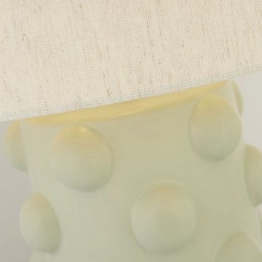 Searchlight Crazy - lampe à poser - Ø 38 x 54 - vert et gris