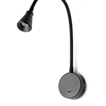 Faro Bell - applique murale avec interrupteur - 4 x 50 x 4 cm - 3W LED inclus - noir mat