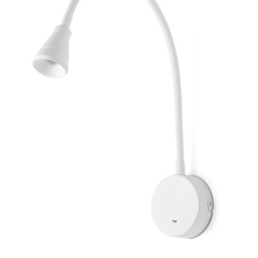 Faro Bell - applique murale avec interrupteur - 4 x 50 x 4 cm - 3W LED inclus - blanc mat