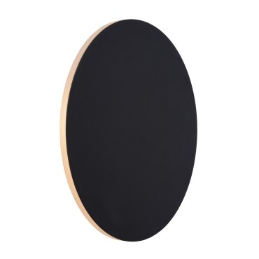 Lucide Eklyps LED - applique murale - Ø 25 x 3 cm - 8W LED inclus - noir
