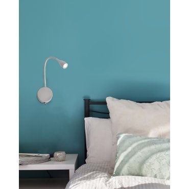 Faro Loke - applique murale avec interrupteur - 3 x 32 cm - 3W LED inclus - blanc mat