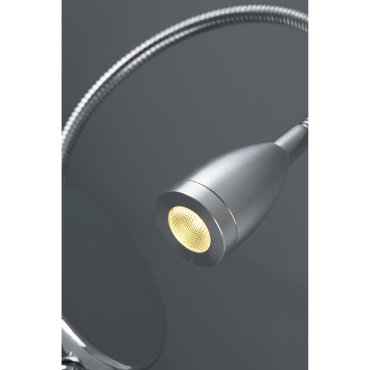Faro Loke - applique murale avec interrupteur - 3 x 32 cm - 3W LED inclus - chrome poli