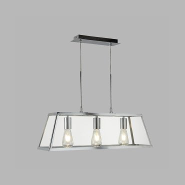Searchlight Voyager - lampe suspendue - 65 x 20 x 100 cm - chrome