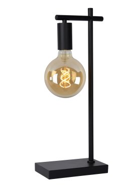 Lucide Leanne - lampe à poser - 52 cm - noir