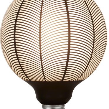Searchlight Magician Lampe à filament LED - Ø 13 x 17 cm - E27 - 4W dimmable - 1800K - noir