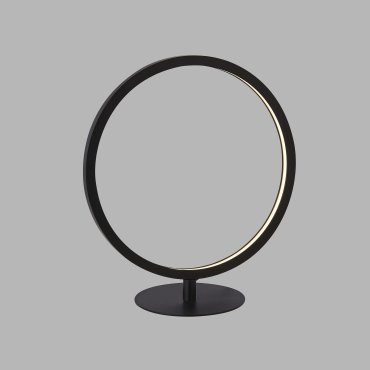 Searchlight Cirque - lampe de table - 30 x 15 x 33 cm - 12W LED dimmable inclus - noir et blanc mat