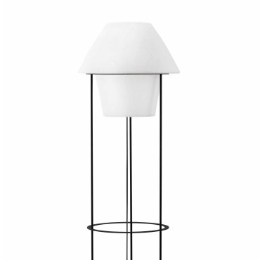 Faro Versus - grande lampe sur pied - 153 cm - noir