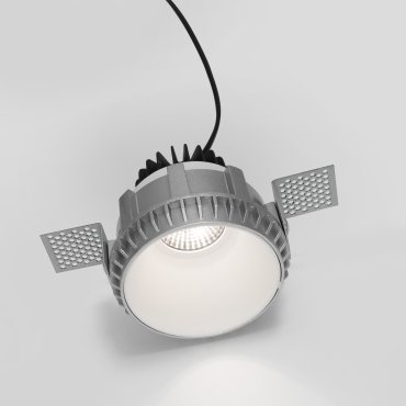 Nova Luce Belluno - spot encastré sans garniture - Ø 82 mm, Ø 105 mm à encastrer - IP54 - blanc