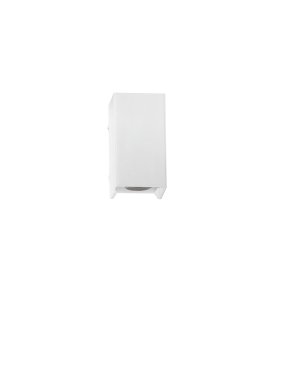 Nova Luce Elio - applique murale extérieure - 7 x 13 x 6,2 cm -  6W LED inclus - IP65 - blanc sablé