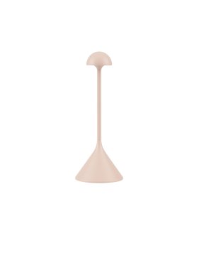 Nova Luce Dalt - lampe de table rechargeable pour extérieur - Ø 9,5 x 25 cm - 1W dimmable LED inclus - IP54 - crème