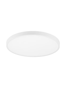 Nova Luce Perfect Profile - plafonnier - Ø 80 x 10 cm - 80W LED dimmable inclus - blanc