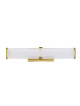 Nova Luce Hedula - applique murale - 42,5 x 12 x 8,2 cm - 13W LED inclus - IP44 - or sablé
