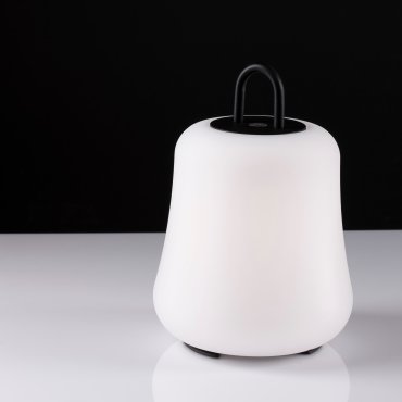 Nova Luce Jigra - source lumineuse portable rechargeable - Ø 16 x 22 cm - 2W dimmable LED inclus - IP54 - anthracite foncé