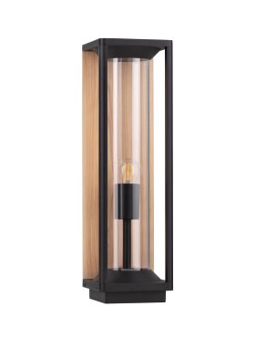 Nova Luce Pacific - lampe de jardin - 14,5 x 50 x 14,5 cm - IP65 - anthracite foncé