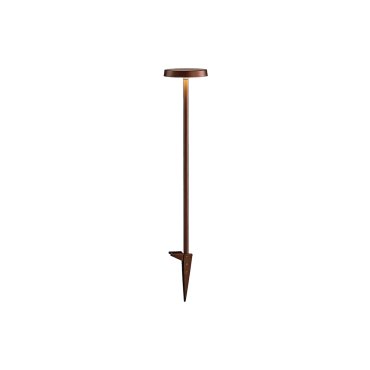 VK Lighting Mush - lampe de jardin à piquet - Ø 15 x 60,8 cm - 8W LED inclus - IP65 - Brun rouille