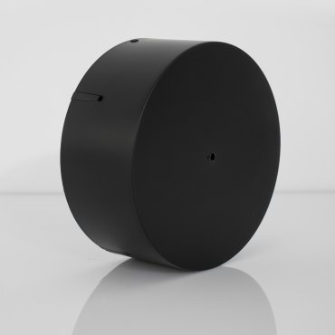 Nova Luce - boîte noire pour lampe suspendue Belar - Ø 15 x 6 cm - noir