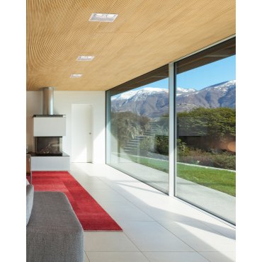 Faro Hyde - spot encastrable - 171 x 89 mm, 165 x 83 mm encastrable - blanc mat