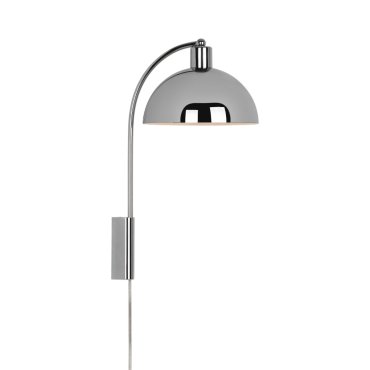 Nordlux Ellen - applique murale avec interrupteur - 26 x 26 x 43 cm - chrome