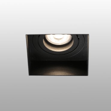 Faro Hyde Trimless - spot encastrable - 82 x 82 mm, 102 x 93 mm encastrable - noir mat
