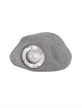Nova Luce Petra - lampe de jardin - 20 x 12 x 14 cm - IP65 - gris