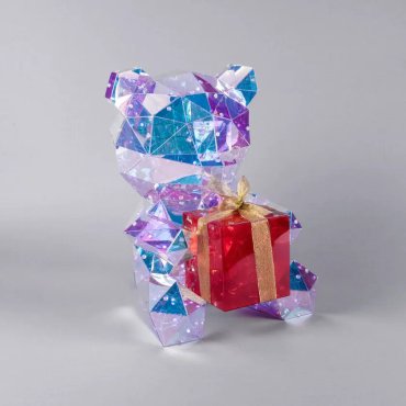 Konstsmide Diamond Teddy - lampe de table - 30 x 37 x 40 cm - multicolore