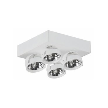 Artdelight Dutchess - spot en saillie 4L - 25 x 25 x 18 cm - blanc