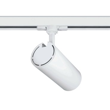 ONE Light COB Cylinder - spot sur rail avec COB LED - système de rail triphasé - Ø 9 x 20 cm - 30W LED inclus - blanc - couleur de lumière blanche