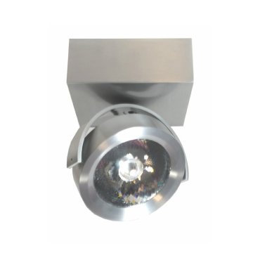 Artdelight Dutchess LED - spot en saillie 1L - 12,8 x 12,8 x 18 cm - 13W LED dimmable inclus - aluminium
